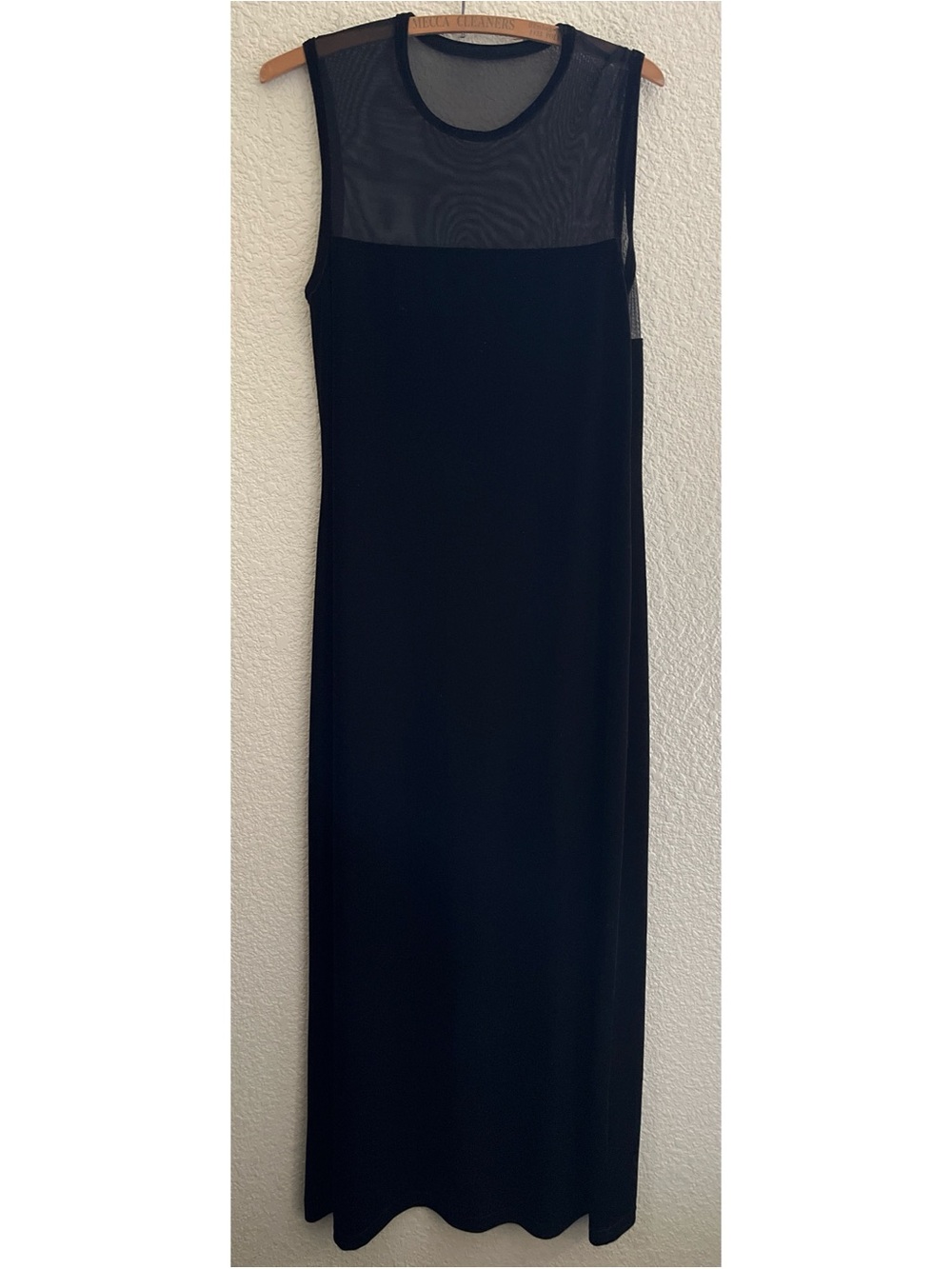 Vintage La Belle Velvet and Mesh Dress Women’s Size Large